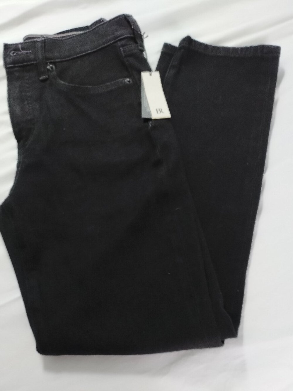 Banana Republic Black High-Waist, Straight Leg Jeans, size 25